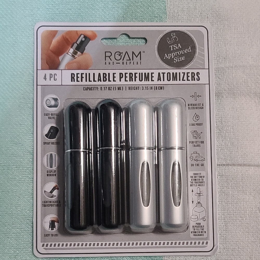 ROAM Refillable Perfume Atomizers Set